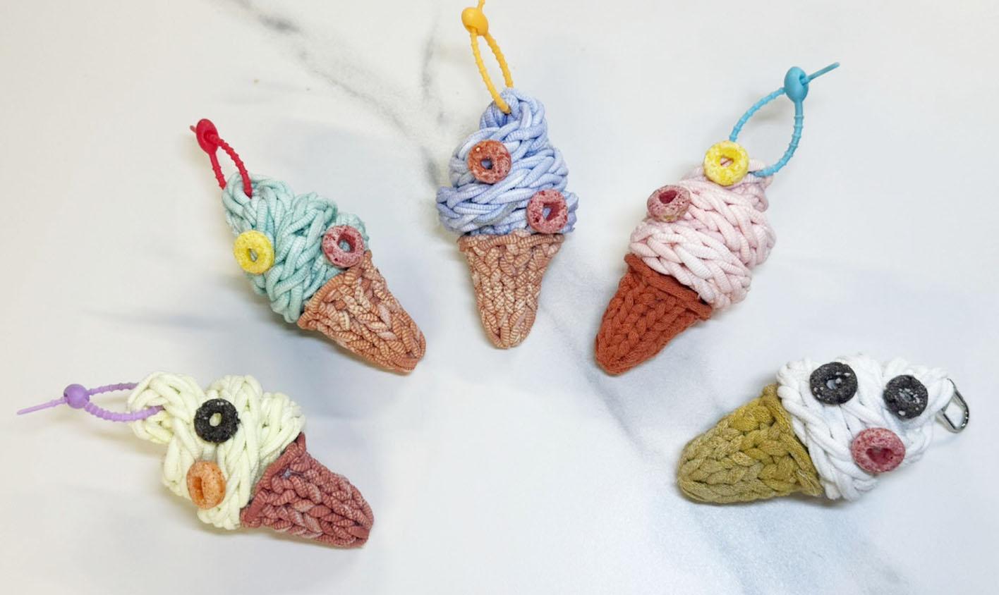 주말 양말목 미니 키링 / 2026년 6월